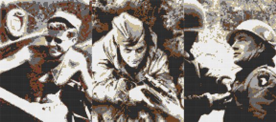 World War Brick 2017 Mosaics